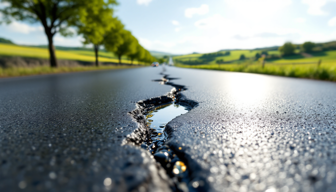 Innovación Sostenible- Carreteras Autorreparables Hechas con Aceite de Cocina Reciclado