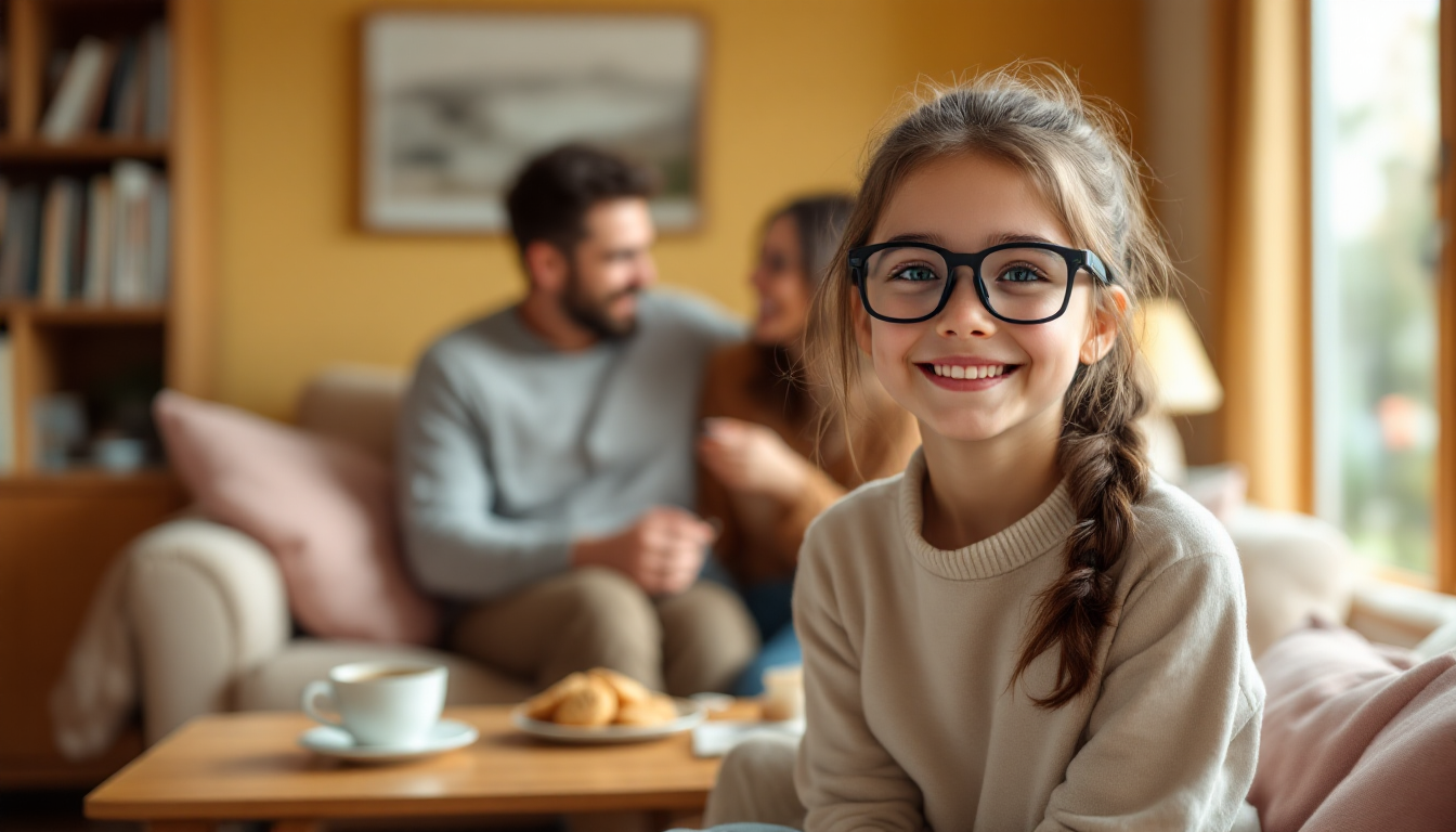 Las gafas que transforman la comunicación de una niña sorda de 10 años