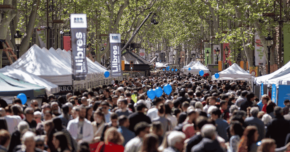 Una foto del año pasado (2025) de Rambla de Catalunya en la Diada.