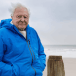 Foto reciente de David Attenborough en conmemoración de sus 100 años.