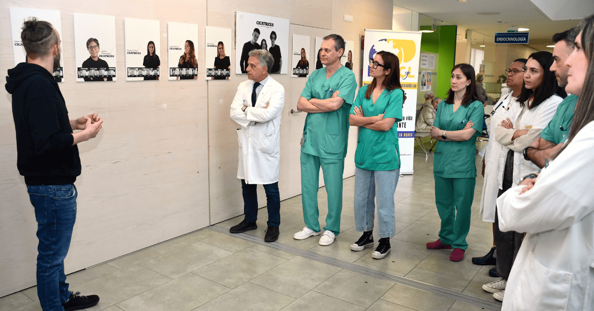 Exposición 'El valor de las cicatrices' en el Hospital Río Carrión - Palencia'.