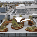 UCI en azotea con jardín en el King's College Hospital de Londres