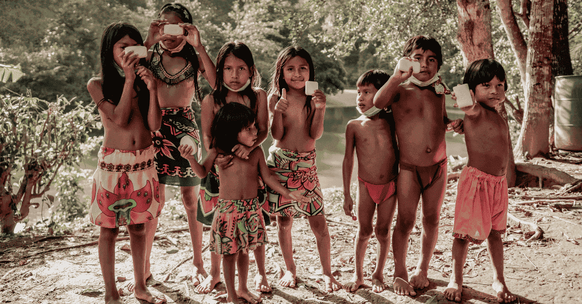 Imagen de los Yanomami del Amazonas.