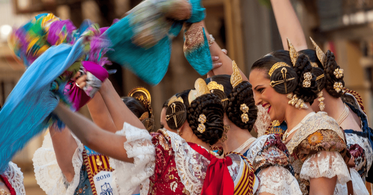 Imagen de unas fiestas populares en España.