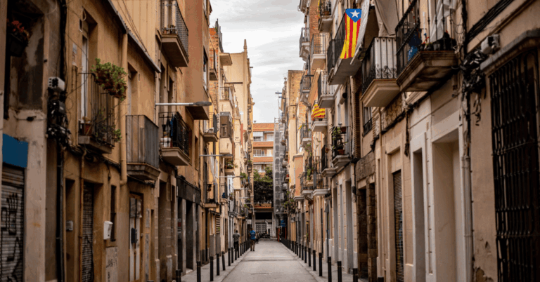 Imagen de una calle de Barcelona.